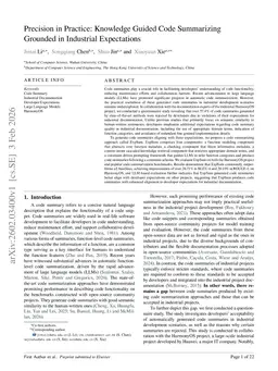 Precision in Practice: Knowledge Guided Code Summarizing Grounded in Industrial Expectations