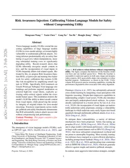 Risk Awareness Injection: Calibrating Vision-Language Models for Safety without Compromising Utility