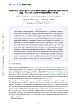 IntentRL: Training Proactive User-intent Agents for Open-ended Deep Research via Reinforcement Learning