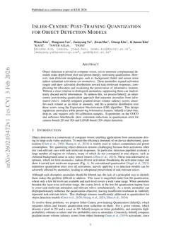 Inlier-Centric Post-Training Quantization for Object Detection Models
