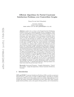 Efficient Algorithms for Partial Constraint Satisfaction Problems over Control-flow Graphs