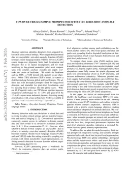 TIPS Over Tricks: Simple Prompts for Effective Zero-shot Anomaly Detection
