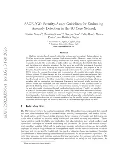 SAGE-5GC: Security-Aware Guidelines for Evaluating Anomaly Detection in the 5G Core Network