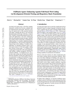 FullStack-Agent: Enhancing Agentic Full-Stack Web Coding via Development-Oriented Testing and Repository Back-Translation