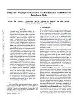 BridgeV2W: Bridging Video Generation Models to Embodied World Models via Embodiment Masks