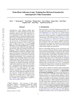 Train Short, Inference Long: Training-free Horizon Extension for Autoregressive Video Generation