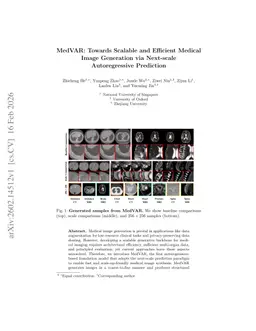 MedVAR: Towards Scalable and Efficient Medical Image Generation via Next-scale Autoregressive Prediction