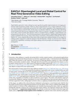 EditCtrl: Disentangled Local and Global Control for Real-Time Generative Video Editing
