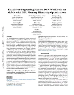 FlashMem: Supporting Modern DNN Workloads on Mobile with GPU Memory Hierarchy Optimizations