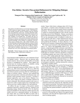 Fine-Refine: Iterative Fine-grained Refinement for Mitigating Dialogue Hallucination