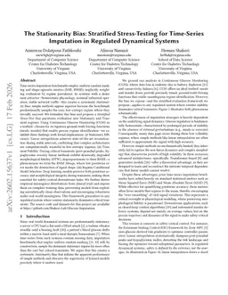 The Stationarity Bias: Stratified Stress-Testing for Time-Series Imputation in Regulated Dynamical Systems