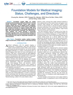 Foundation Models for Medical Imaging: Status, Challenges, and Directions