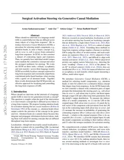 Surgical Activation Steering via Generative Causal Mediation