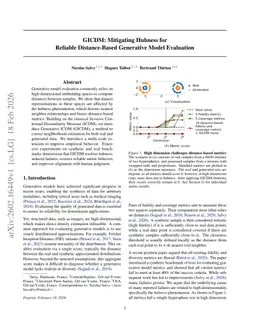 GICDM: Mitigating Hubness for Reliable Distance-Based Generative Model Evaluation
