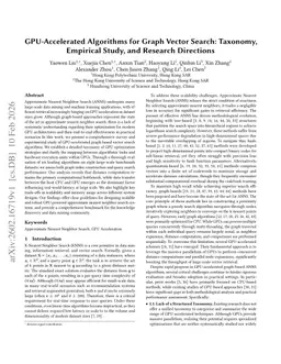 GPU-Accelerated Algorithms for Graph Vector Search: Taxonomy, Empirical Study, and Research Directions