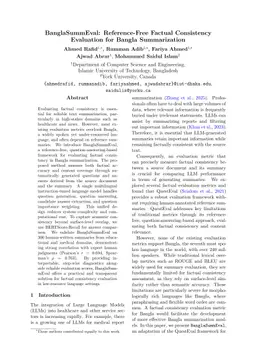 BanglaSummEval: Reference-Free Factual Consistency Evaluation for Bangla Summarization
