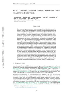 ReIn: Conversational Error Recovery with Reasoning Inception