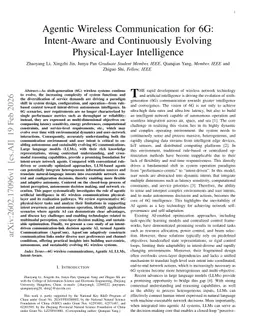 Agentic Wireless Communication for 6G: Intent-Aware and Continuously Evolving Physical-Layer Intelligence
