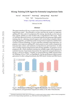 KLong: Training LLM Agent for Extremely Long-horizon Tasks