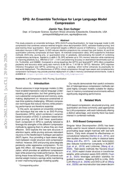 SPQ: An Ensemble Technique for Large Language Model Compression