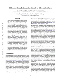 RDBLearn: Simple In-Context Prediction Over Relational Databases