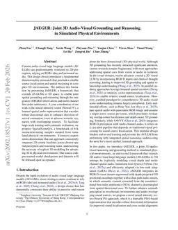 JAEGER: Joint 3D Audio-Visual Grounding and Reasoning in Simulated Physical Environments