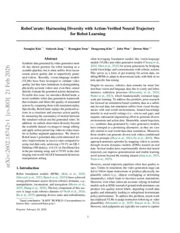 RoboCurate: Harnessing Diversity with Action-Verified Neural Trajectory for Robot Learning