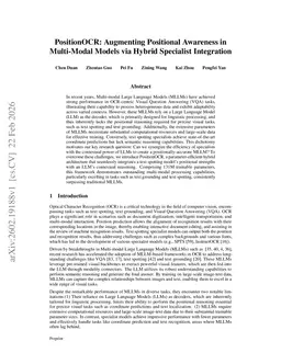 PositionOCR: Augmenting Positional Awareness in Multi-Modal Models via Hybrid Specialist Integration