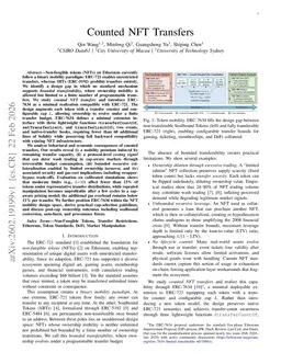 Counted NFT Transfers