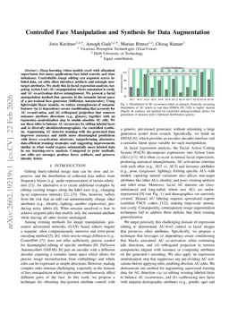 Controlled Face Manipulation and Synthesis for Data Augmentation