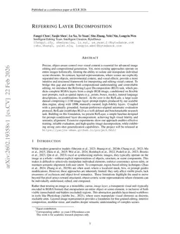 Referring Layer Decomposition