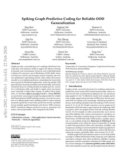 Spiking Graph Predictive Coding for Reliable OOD Generalization