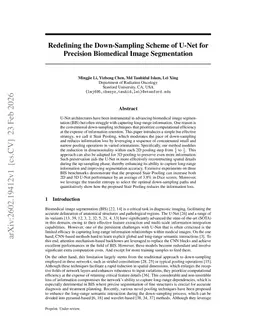 Redefining the Down-Sampling Scheme of U-Net for Precision Biomedical Image Segmentation
