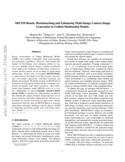 MICON-Bench: Benchmarking and Enhancing Multi-Image Context Image Generation in Unified Multimodal Models