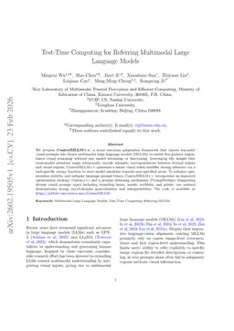 Test-Time Computing for Referring Multimodal Large Language Models