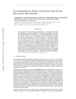 Classroom Final Exam: An Instructor-Tested Reasoning Benchmark