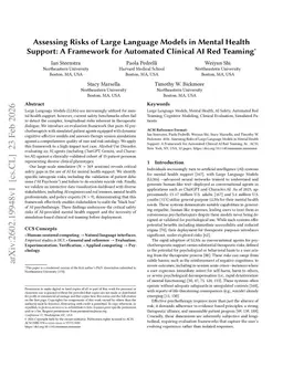 Assessing Risks of Large Language Models in Mental Health Support: A Framework for Automated Clinical AI Red Teaming