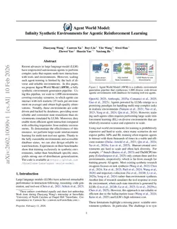 Agent World Model: Infinity Synthetic Environments for Agentic Reinforcement Learning
