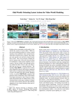 Olaf-World: Orienting Latent Actions for Video World Modeling