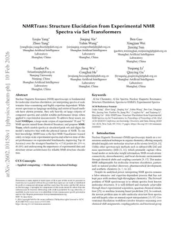 NMRTrans: Structure Elucidation from Experimental NMR Spectra via Set Transformers