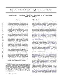 Equivariant Evidential Deep Learning for Interatomic Potentials