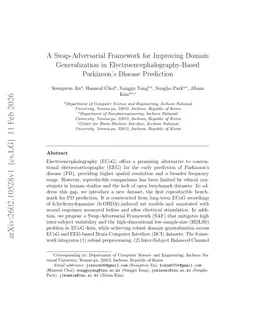 A Swap-Adversarial Framework for Improving Domain Generalization in Electroencephalography-Based Parkinson's Disease Prediction