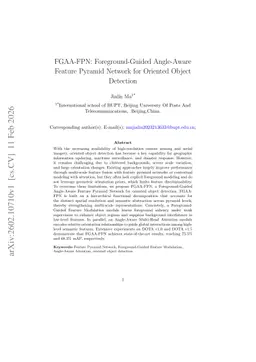 FGAA-FPN: Foreground-Guided Angle-Aware Feature Pyramid Network for Oriented Object Detection