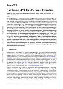 Fine-Tuning GPT-5 for GPU Kernel Generation