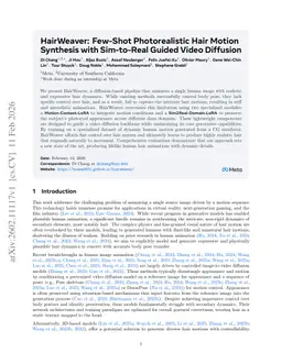 HairWeaver: Few-Shot Photorealistic Hair Motion Synthesis with Sim-to-Real Guided Video Diffusion