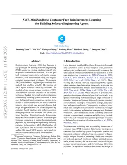 SWE-MiniSandbox: Container-Free Reinforcement Learning for Building Software Engineering Agents