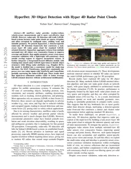 HyperDet: 3D Object Detection with Hyper 4D Radar Point Clouds