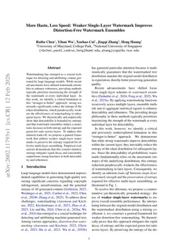 More Haste, Less Speed: Weaker Single-Layer Watermark Improves Distortion-Free Watermark Ensembles