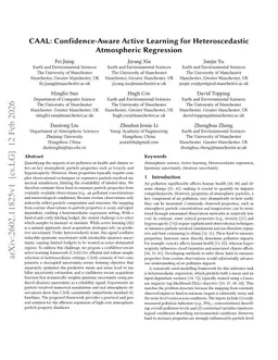 CAAL: Confidence-Aware Active Learning for Heteroscedastic Atmospheric Regression