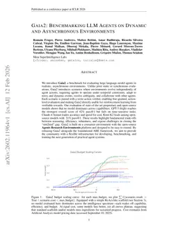 Gaia2: Benchmarking LLM Agents on Dynamic and Asynchronous Environments